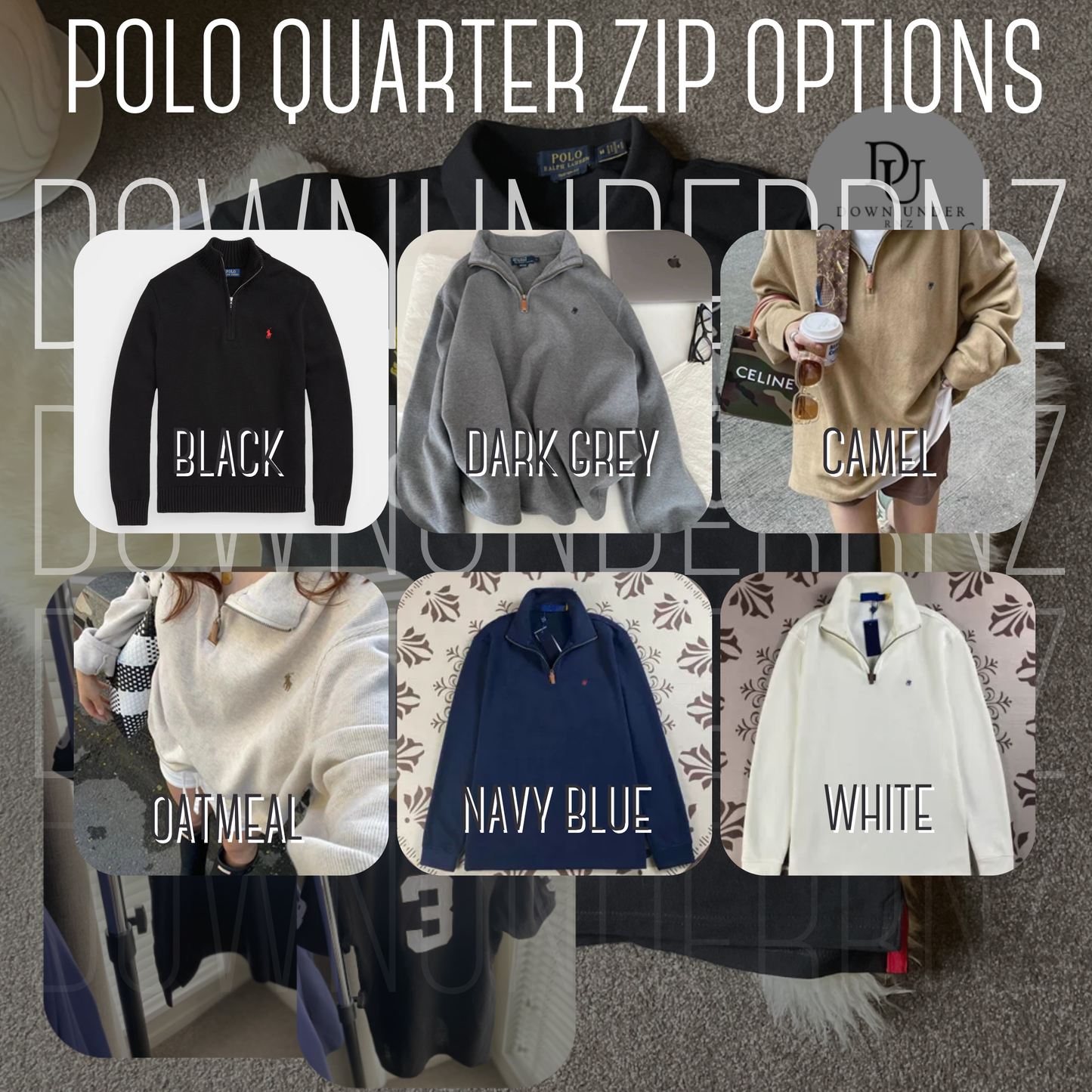 Polo Quarter Zips