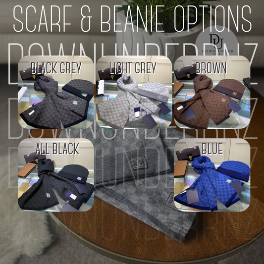 Beanie & Scarf Set (2-in-1 Bundle)