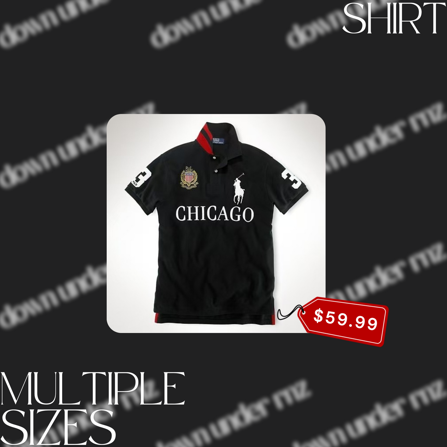 Chicago Ralph L*ren Polo Shirt