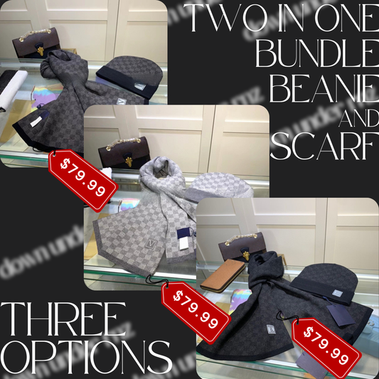 Beanie & Scarf Set (2-in-1 Bundle)