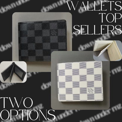 Checkered Wallets (Two Options)