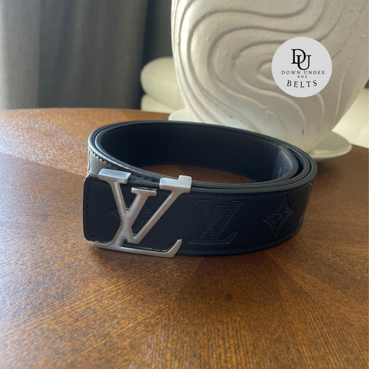 Black Pattern Belts (3 Logo Options)