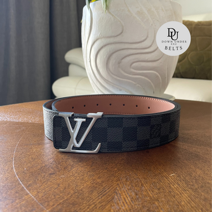 Black Checkered Belts (3 Logo Options)