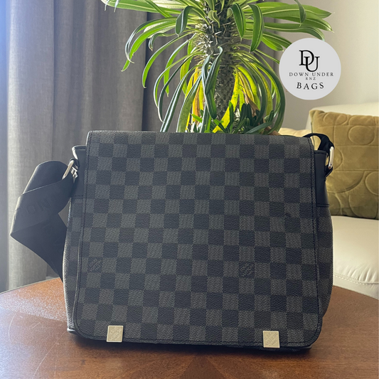 Checkered Pattern Messenger Bags